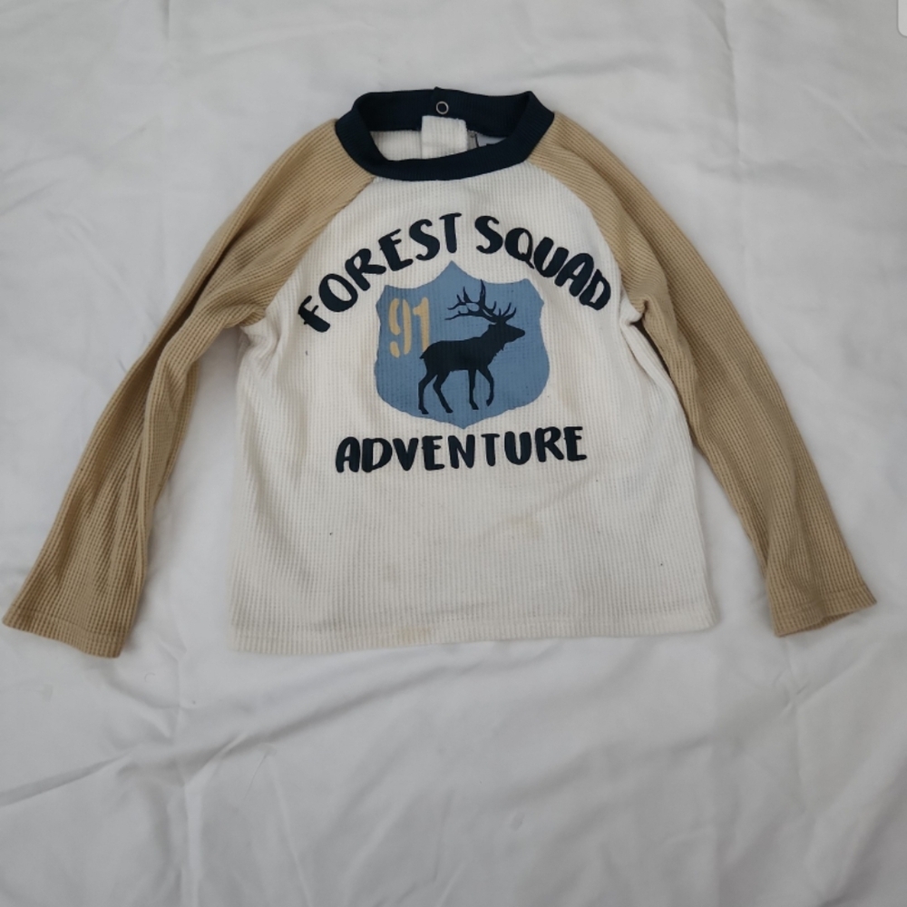 Max & Marcus infant boy 24m forest squad shirt #E20
